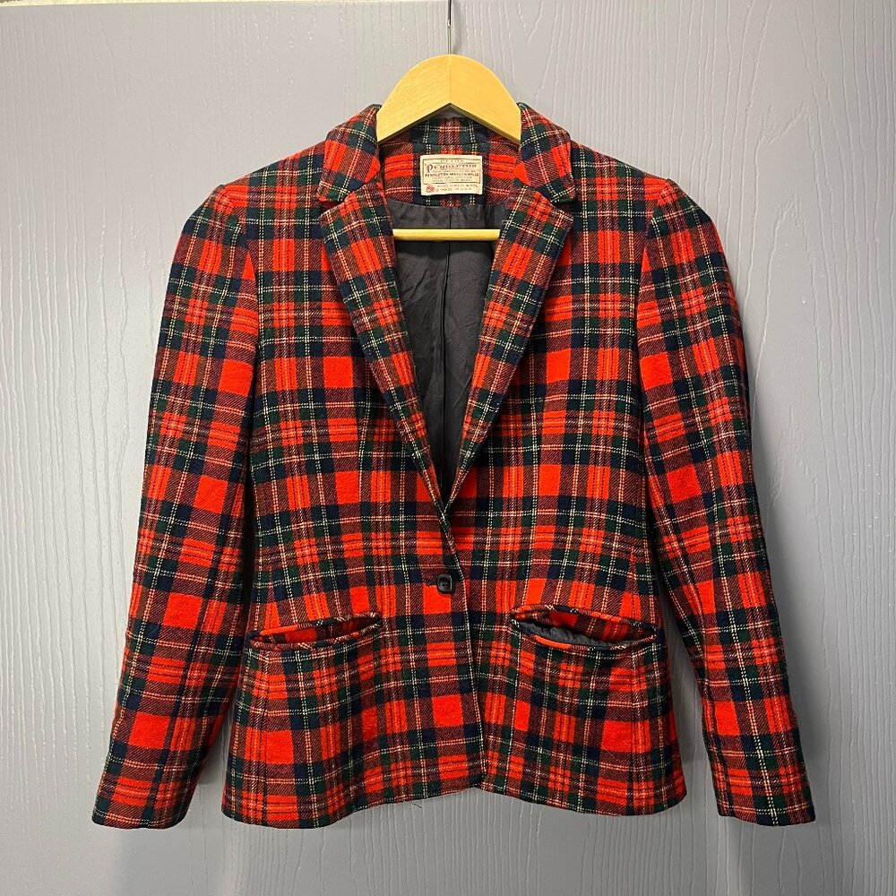 Vintage Wool Pendleton Blazer | XS, petite | *perfect American heirloom*